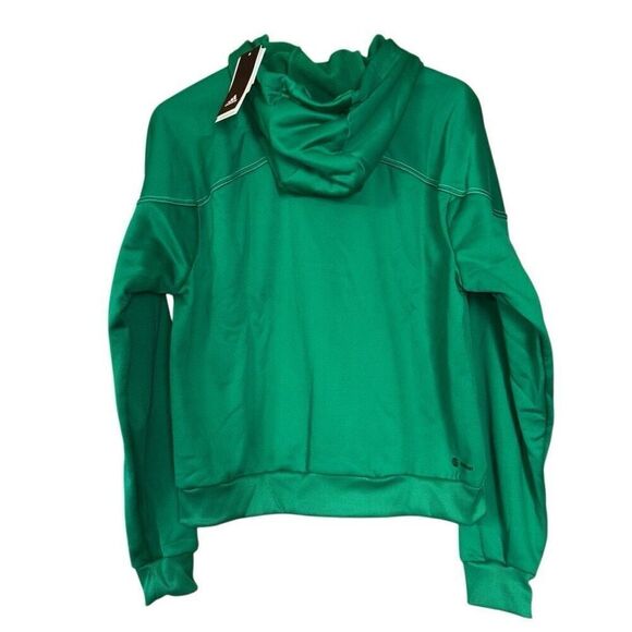 Adidas STM pullover hoodie women’s large tea green white new - Picture 2 of 12